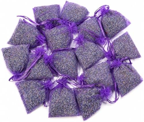 16 Pack Lavender Sachets for Drawer and Closet,Potent Fragrance Release
