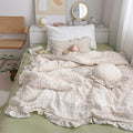 Cottage Floral Toddler Girls Duvet Cover 47"x59", Sprout, No Pillows