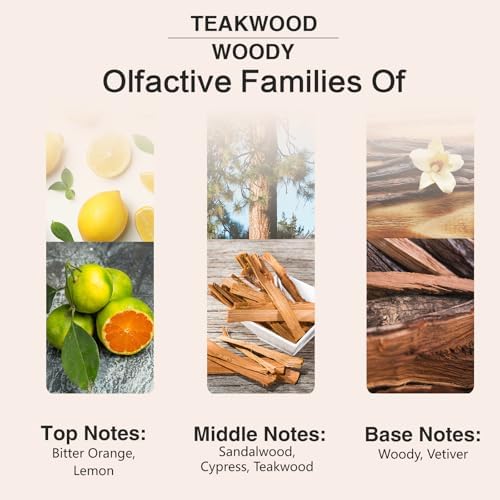 PHATOIL Teakwood Fragrance Oil for Diffuser Aromatherapy 3.38FL.OZ