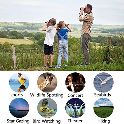 POLDR 8x21 Small Compact Binoculars for Adults, Travel Hiking Essentials