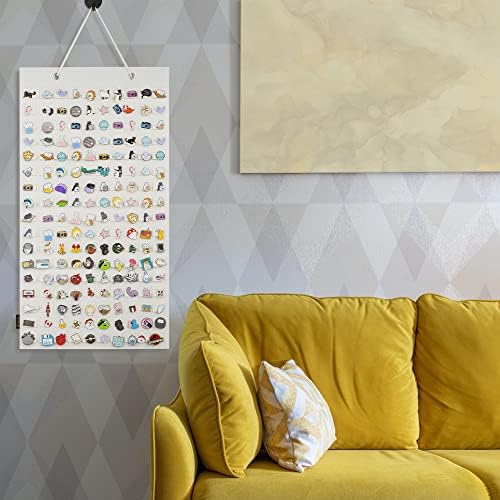 PACMAXI Hanging Brooch Pin Organizer, Display Pins Storage Case