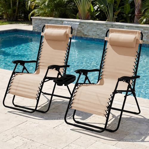 Best Choice Products Set of 2 Extra Wide Zero Gravity Chair Recliner