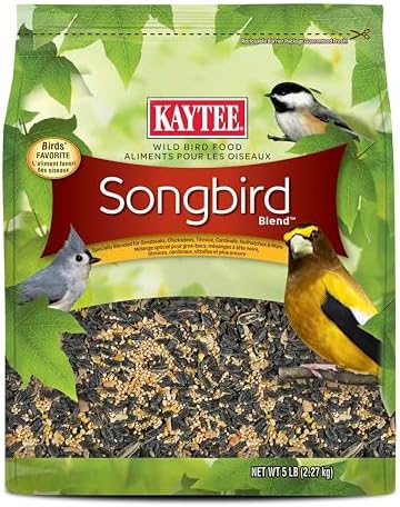 Kaytee Wild Bird Songbird Blend Bird Seed, 5 Pound