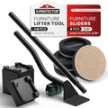 X-Protector Felt Furniture Sliders for Hard Floors & Furniture Lifter Tool