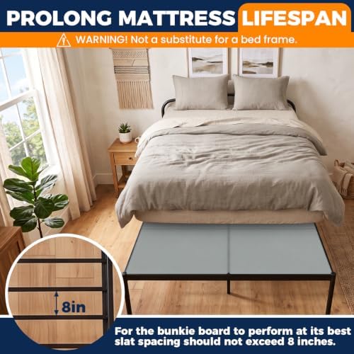 Bunkie Board Twin Size 10mm (75x38), Anti-Slip Bed Slats Twin
