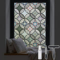DKTIE Static Cling Decorative Window Film Easy to Install 35.4" x 78.7"