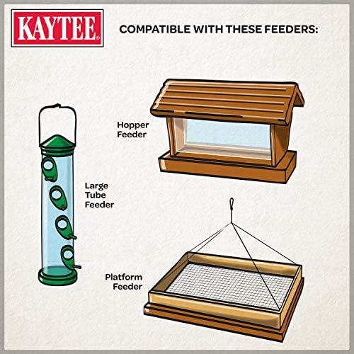 Kaytee Ultimate Birder's Blend Food,Wild Bird Seed for Grosbeaks,Cardinals,Nuthatches,Woodpeckers & More Outside Feeders,10 Pound,(Pack of 2)
