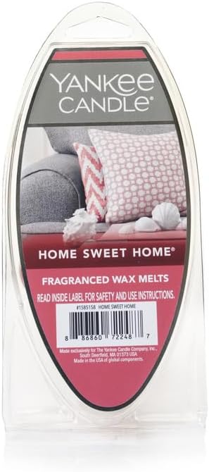 Yankee Candle Scented Wax Melts, Home Sweet Home, 18 Scent Cubes
