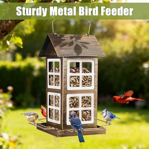 Bird Feeder, Waterproof Bird Feeders for Outdoor Hanging