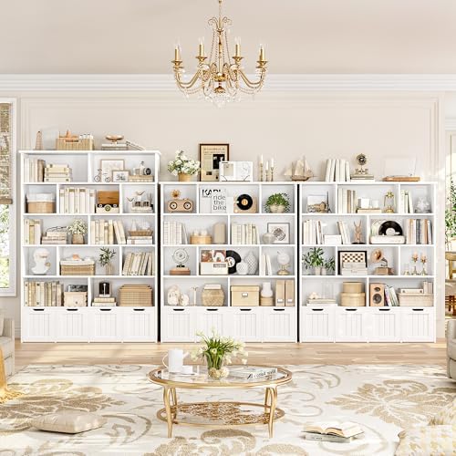 FINETONES 69" H Large Toy Storage Organizer with 4 Movable Drawers