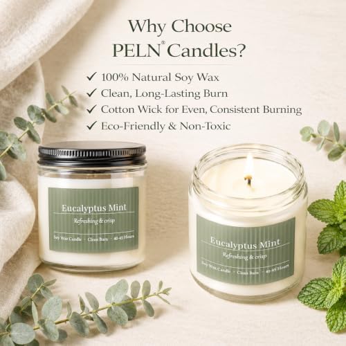 Scented Candles Gift Set,6 Pack Spring Summer Soy Wax Aromatherapy Candles