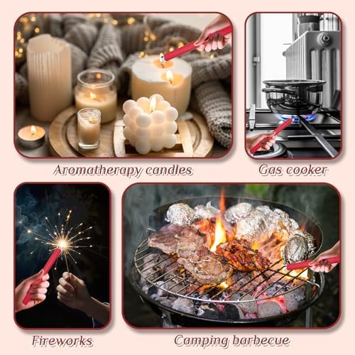 2 PCS Candle Lighter,Windproof Flameless Rechargeable Electric Lighter