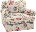 NILUOH 2-Piece T-Cushion Armchair Slipcover, Stretch Chair Cover with Separate Seat Cushion Cover, Soft Washable Furniture Protector for Living Room
