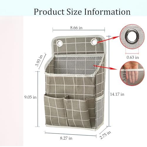 Wall Hanging Organizer, Hanging Baskets for Organizing with Pockets, RV