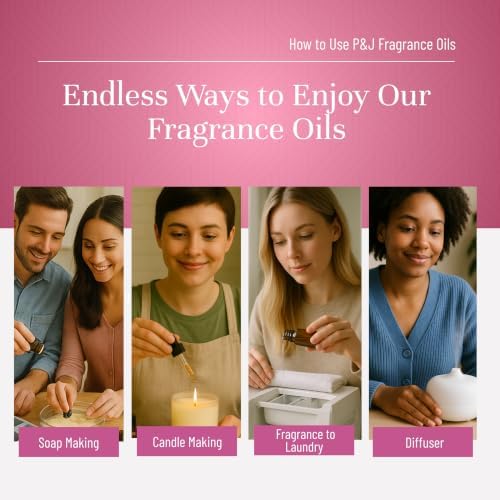 P&J Trading Fragrance Oil for Diffusers for Home - Cotton Candy 10ml Fragrance Scents for Candle Making - Soap Making Supplies & Car Diffuser Scents