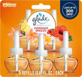 Glade PlugIns Refills Air Freshener, Scented and Essential Oils for Home and Bathroom, Hawaiian Breeze, 3.35 Fl Oz, 5 Count (Pack of 5)