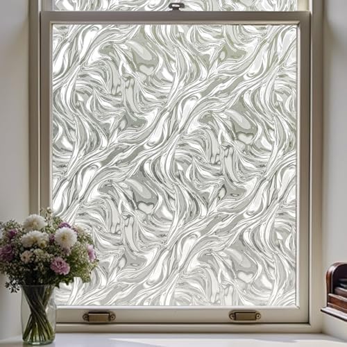 ADD.HERES Window Privacy Film, Glass Decorative Static Cling, 17.5" x 78.7"