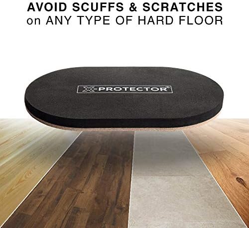 Felt Furniture Sliders Hardwood Floors X-PROTECTOR – 4 PCS 9 1/2 inch Furniture Sliders – Heavy Duty Felt Sliders Hard Surfaces – Move Your Furniture Easily & Safely!