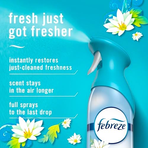 Febreze Air Mist, Air Freshener Spray, Odor Fighting Room Spray, Deodorizer for Home Bathroom Kitchen Office Apartment Dorm Room Classroom, Gain Honey Berry Hula Scent, 8.1oz (Pack of 2)