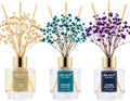 Airkeep Reed Diffuser Set of 3,Clean Linen Ocean Mist&Sea Salt Lavender Eucalyptus Oil Reed Diffusers for Bedroom Living Room Office Aromatherapy Oil Reed Diffuser for Gift 50ml x 3