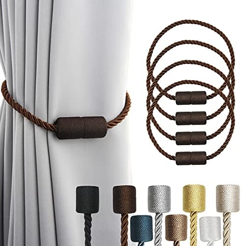 Magnetic Curtain Tiebacks Holdbacks Decorative Tie Backs for Windows Porlau