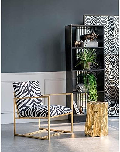 A&B Home Nature Wood Texture Inspired, End Table Side Table Living Room Furniture Luxury, Golden Tree Trunk Garden Stool or Gold Coffee Table Accent Tables for Small Spaces - 13.5x13x20