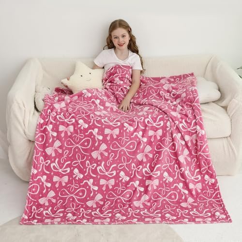 Softan Kids Throw Blanket for Girls & Boys, Warm Soft Toddler Flannel Blankets for Sofa Couch Bed， Cozy Fuzzy Plush Flannel Kids Throw Blanket for Daycare & School - Row 50x60 inches