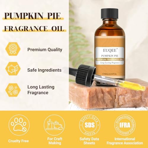 EUQEE Pumpkin Pie Fragrance Oil for Diffuser(2.02 Fl oz/60 ml)