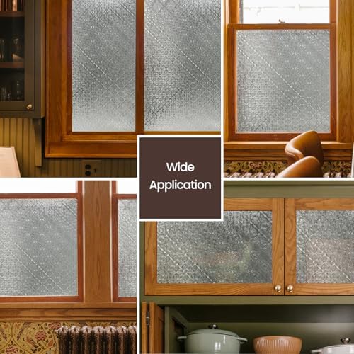 ADD.HERES Window Privacy Film, Glass Decorative Static Cling, 29.5" x 78.7"