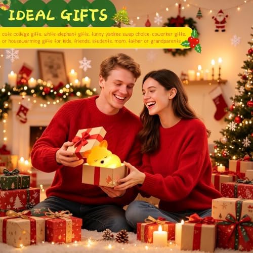 YR YRHH-PET Cute Fox Lamp, Squishy Animal Night Light, Kids Baby Fox Gifts