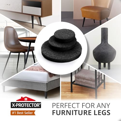 Felt Furniture Pads 235 PCS X-Protector! Huge Quantity of Furniture Pads