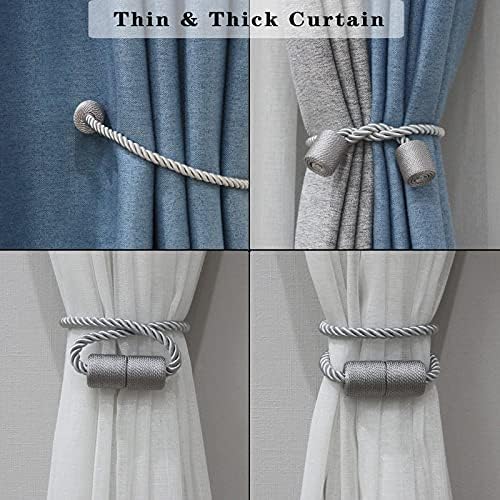 Magnetic Curtain Tiebacks Holdbacks Decorative Tie Backs for Windows Porlau