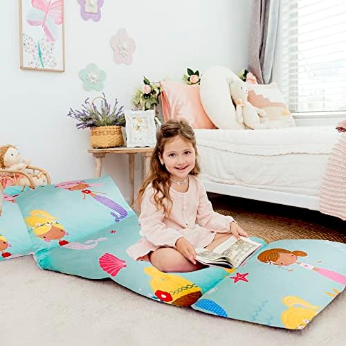 Butterfly Craze Floor Pillow Cover Plush Folding Lounger Bed Cushion Case