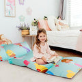 Butterfly Craze Floor Pillow Cover Plush Folding Lounger Bed Cushion Case