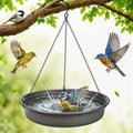 CARGEN Hanging Bird Bath Bowl - Window Bird Water Feeder Tray for Outdoors