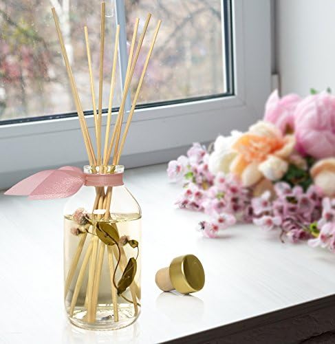 Reed Diffuser Set - Pink Peony Scented Diffuser with Sticks