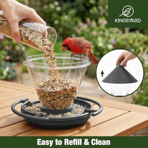 Kingsyard Wild Bird Feeder for Outdoors Hanging