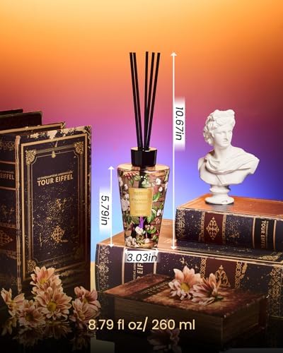 M&SENSE Reed Diffuser, Strawberry Vanilla, 8.79 oz Natural Essential Oil