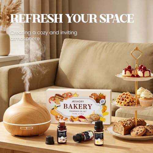 Bakery Essential Oils Set - 14Pcs Fall Fragrance Oil for Diffusers