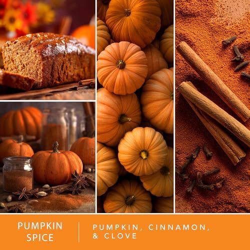 Scentsationals Fall Wax Melts Pumpkin Party 4pk – Long Lasting, Strong Scent Melts for Warmers, Includes Pumpkin Spice with Apple Muffins, Marshmallow, and Caramel, 10oz (24 Cubes)