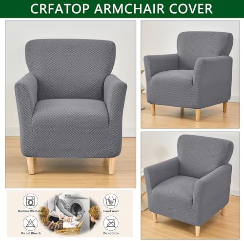 CRFATOP Accent Chair Cover, Stretch Armchair Slipcover for Living Room,A07