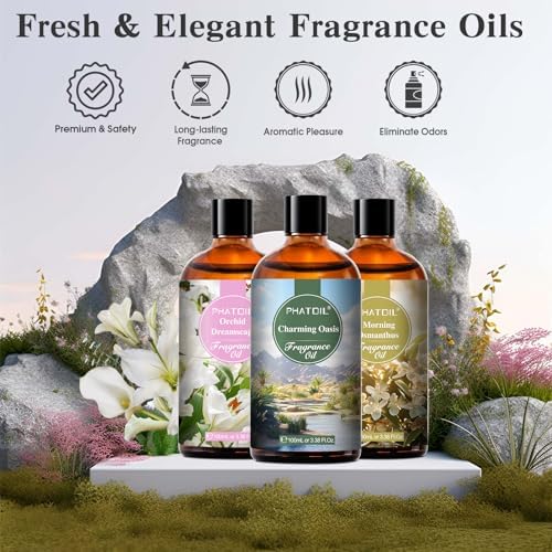 PHATOIL Morning Osmanthus Fragrance Oil for Diffuser Aromatherapy 3.38FL.OZ