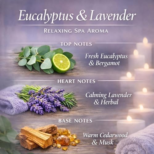 Eucalyptus & Lavender Reed Diffuser, 3.34 Fl Oz