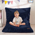 MAXYOYO Kids Bean Bag Chair, 3 in 1 Convertible Bean Bag Sofa with Removable Cover for Children, Soft Floor Lounger with Supportive Shredded Foam Filling, Floor Cushion Chair for Living Room, Playroom