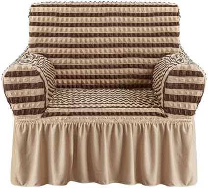 NICEEC Arm Chair Covers Armchair Covers Universal Slipcovers with Skirt