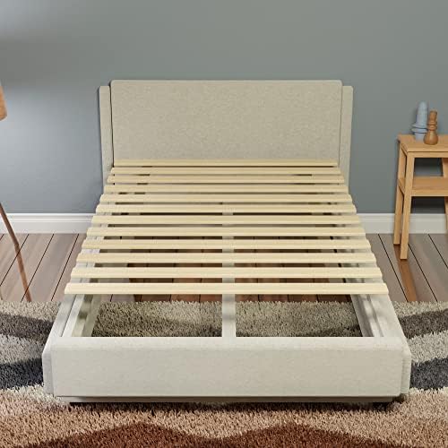 0.68-Inch Horizontal Wooden Bunkie Board/Bed Slats, Enhance Mattress Support, Twin(39"), Beige
