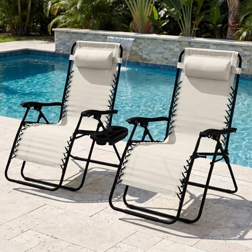 Best Choice Products Set of 2 Extra Wide Zero Gravity Chair Recliner