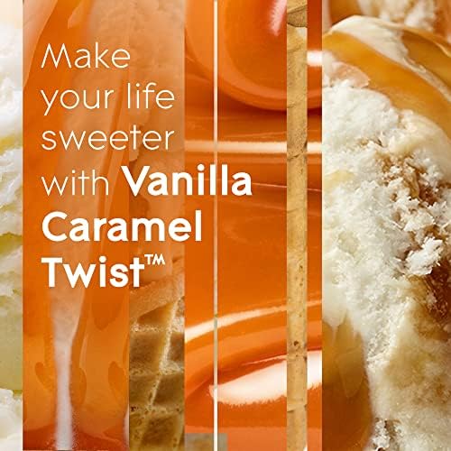 Glade PlugIns Air Freshener Refills, Vanilla Caramel Twist, 3.35 Fl Oz (5 Count) (Pack of 5)