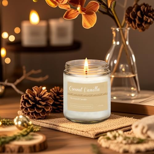 Scented Candles Gift Set for Women, 6-Pack Fall Soy Candles for Home Decor
