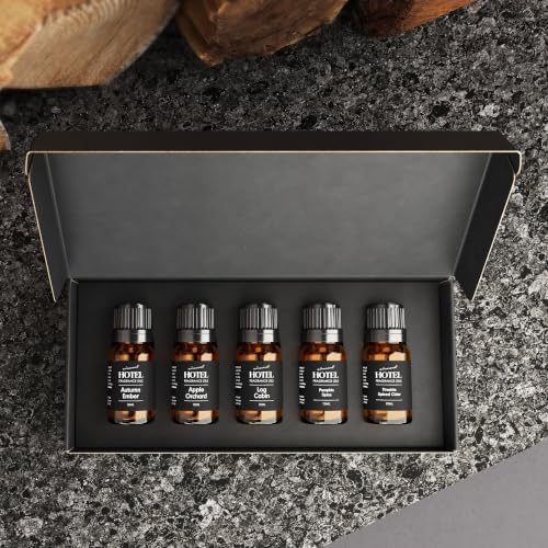 AirScent Holiday Diffuser Oil Fall Fireside 10 mL 5 Pack Gift Set